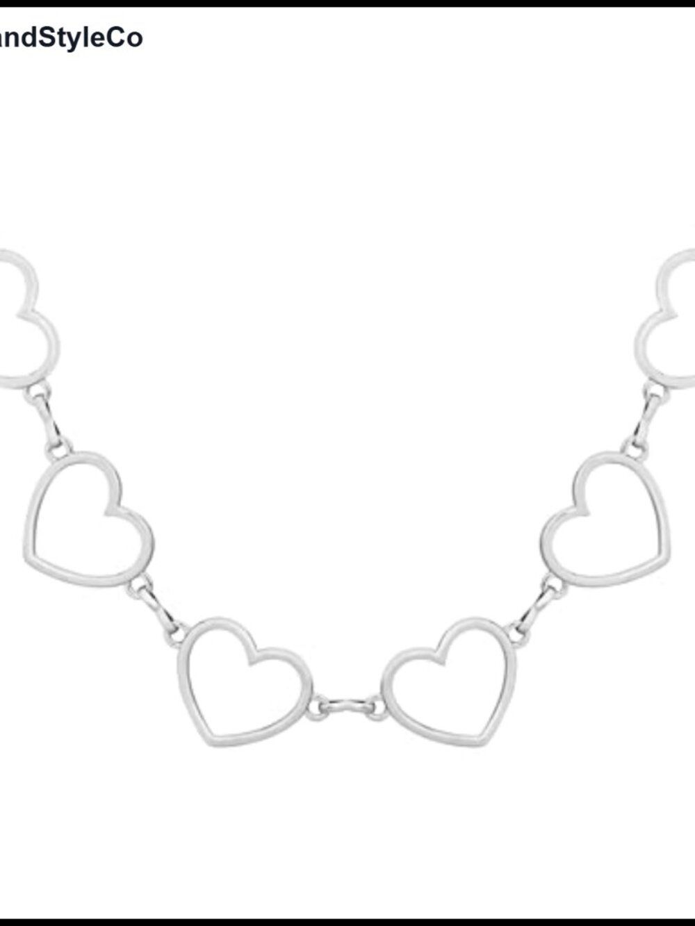 Vintage Heart Bag Chain, Gothic Charms, Zinc Alloy, 12"
